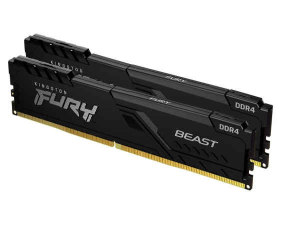 KINGSTON  DIMM DDR4 64GB (2x32GB kit) 3200MT/s KF432C16BBK2/64 Fury Beast Black 