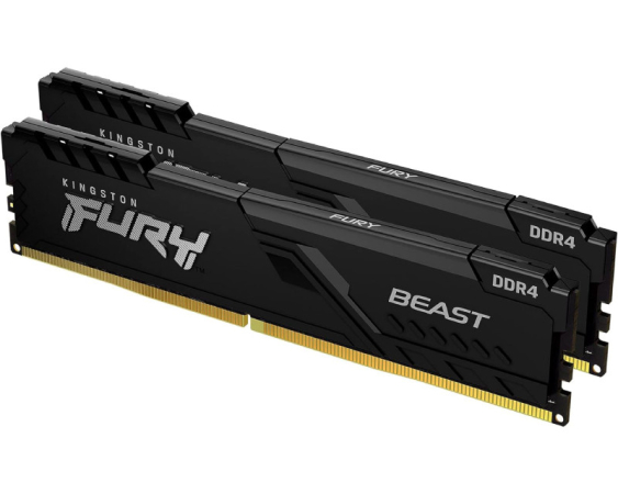 KINGSTON  DIMM DDR4 32GB (2x16GB kit) 3200MT/s KF432C16BB1K2/32 Fury Beast 