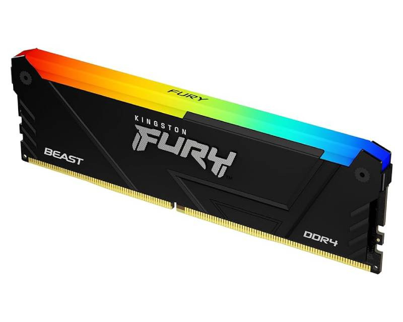 DIMM DDR4 16GB 3200MT/s KF432C16BB12A/16 FURY Beast RGB Black XMP 