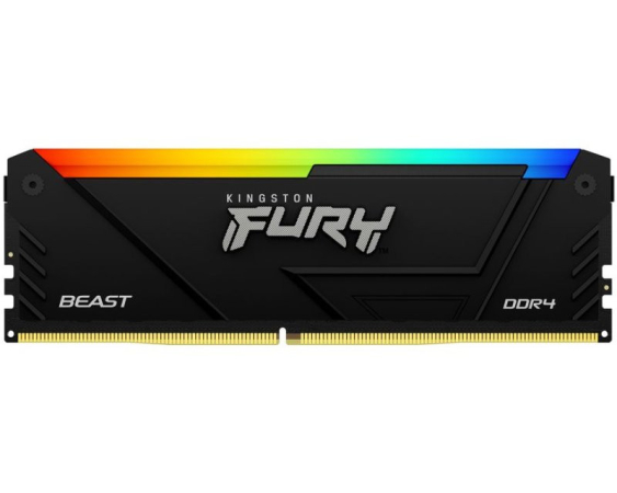 KINGSTON  DIMM DDR4 64GB (2x32GB kit) 3600MT/s KF436C18BB2AK2/64 Fury Beast Black RGB XMP 