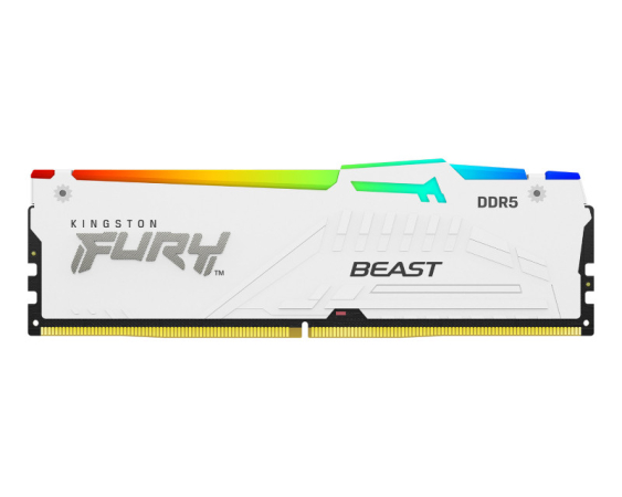 KINGSTON  DIMM DDR5 16GB 5600MT/s KF556C36BWEA-16 Fury Beast RGB White Expo 