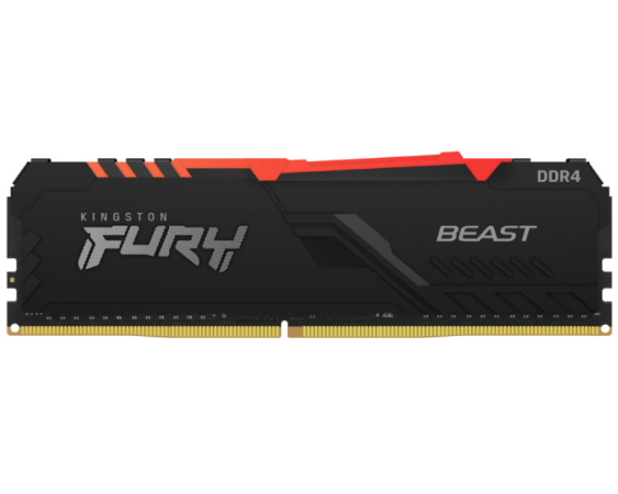 KINGSTON  DIMM DDR4 16GB (2x8GB kit) 3200MT/s KF432C16BB2AK2/16 Fury Beast RGB XMP 