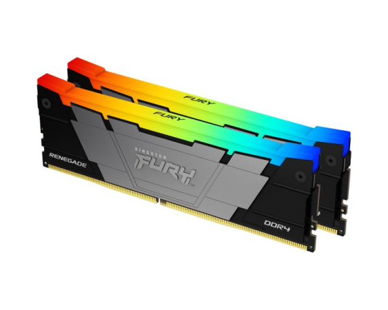 KINGSTON  DIMM DDR4 64GB (2x32GB kit) 3200MT/s KF432C16RB2AK2/64 FURY Renegade Black RGB XMP 