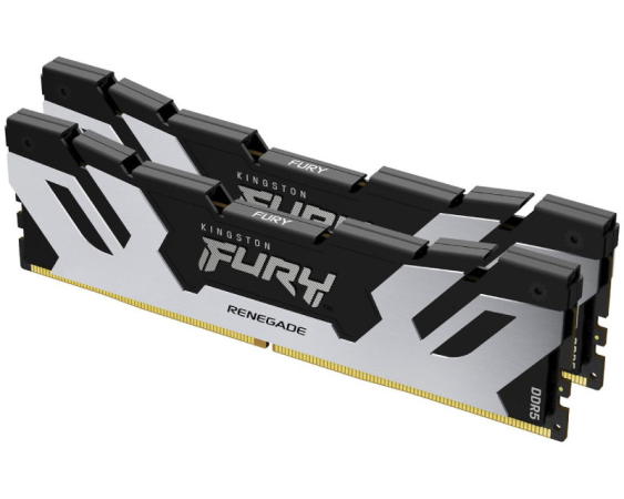 KINGSTON  DIMM DDR5 32GB (2x16GB kit) 7600MT/s KF576C38RSK2-32 FURY Renegade Silver/Black XMP 