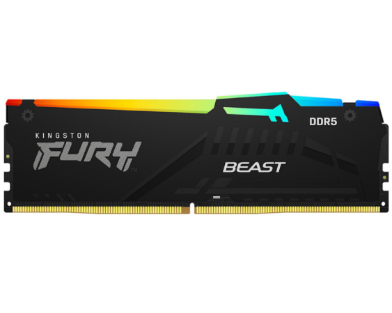 KINGSTON  DIMM DDR5 16GB 6000MT/s KF560C36BBE2A-16 FURY Beast RGB EXPO 