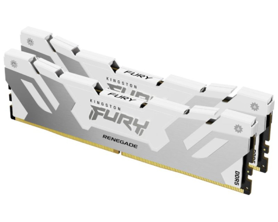 KINGSTON  CUDIMM DDR5 48GB (2x24GB kit) 8400MT/s KF584CU40RWK2-48 FURY Renegade White XMP 