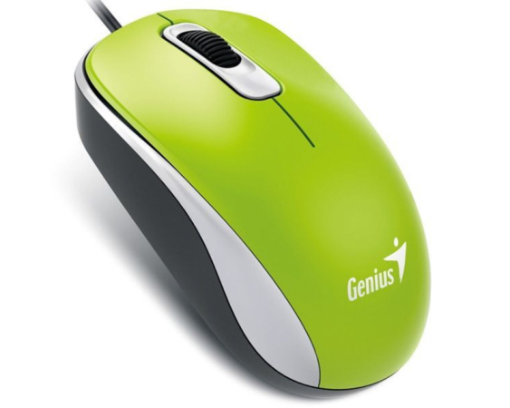 GENIUS  DX-110 USB Optical zeleni miš 