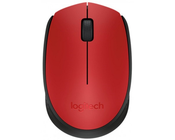 LOGITECH  M171 Wireless crveni miš 