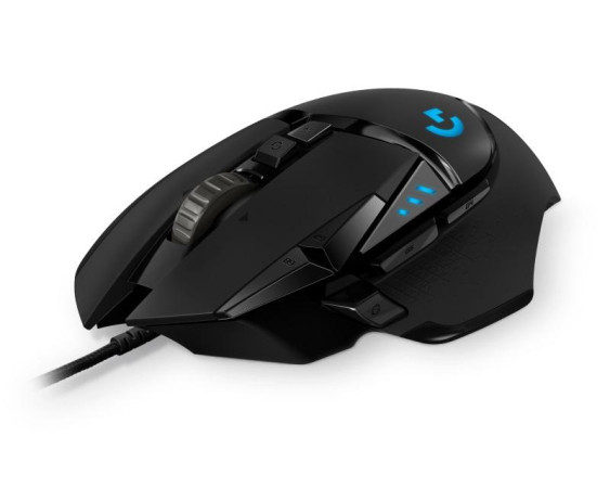 LOGITECH  G502 HERO Gaming USB crni miš 