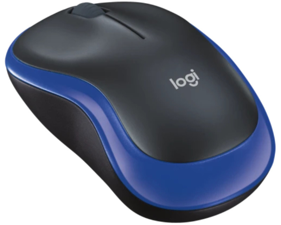 LOGITECH  M185 Wireless plavi miš Retail 