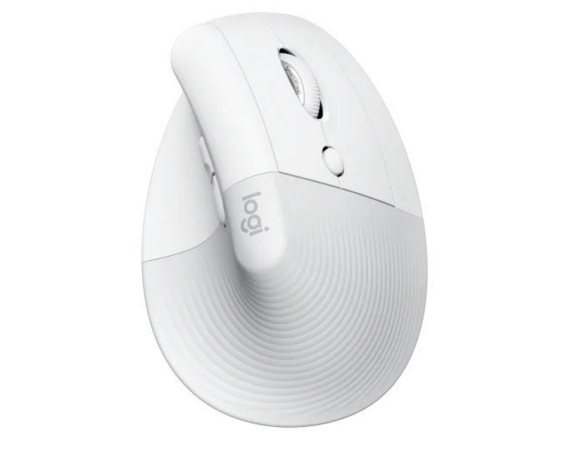 LOGITECH  Lift Vertical Ergonomic Wireless miš beli 