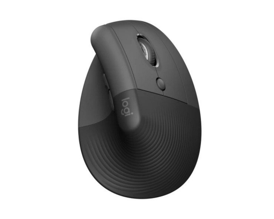 LOGITECH  Lift Vertical Ergonomic Wireless crni miš 