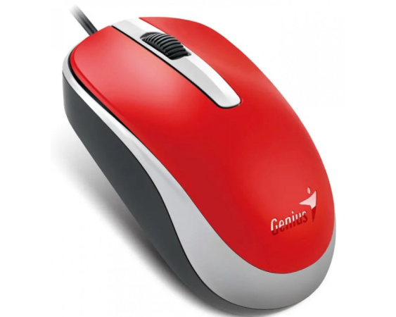 GENIUS DX-120 USB Optical crveni miš 