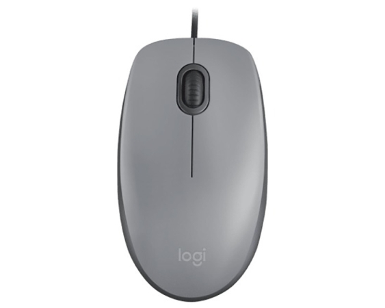 LOGITECH  M110 Silent Optical sivi miš 