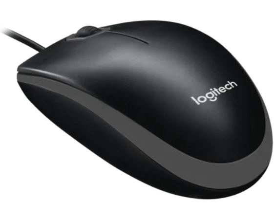 LOGITECH_  B100 Optical USB crni 
