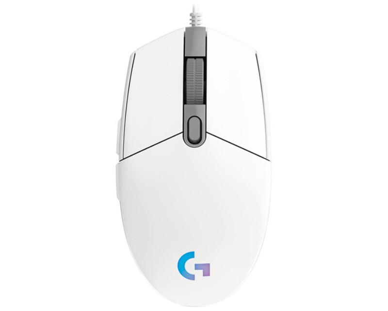 G102 Lightsync gaming beli miš 