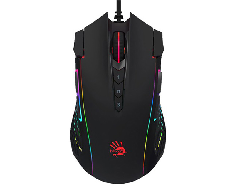 J90S Bloody Gaming USB Stone Black miš crni