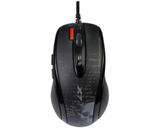 A4 TECH  F5 V-Track Gaming USB crni miš 