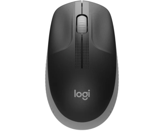 LOGITECH_  M190 Full-Size Wireless crni miš 