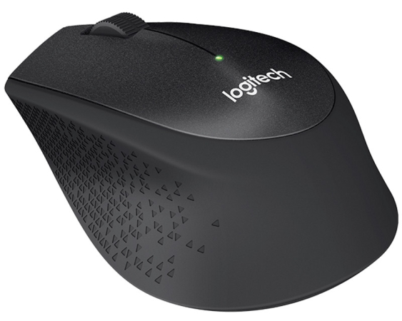 LOGITECH_  M330 Silent Plus Wireless crni miš 