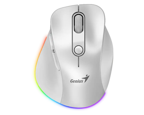 GENIUS  Ergo 9000S Pro Pearl White USB Bežični beli miš 