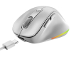 Ergo 9000S Pro Pearl White USB Bežični beli miš 