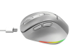 Ergo 9000S Pro Silver USB Bežični sivi miš
