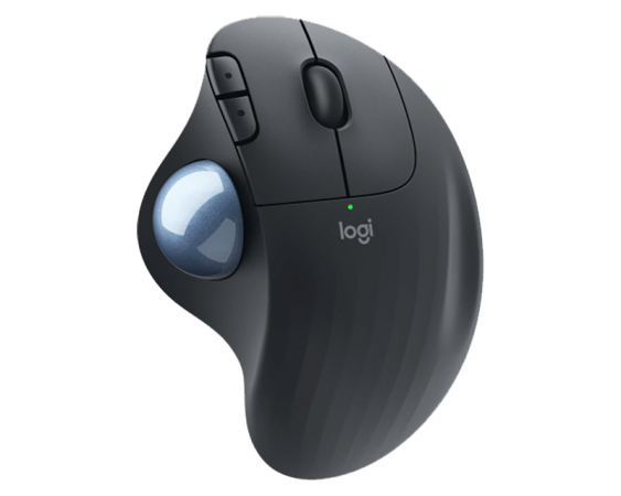 LOGITECH  M575s ERGO Bluetooth Trackball Graphite Blue ball miš 