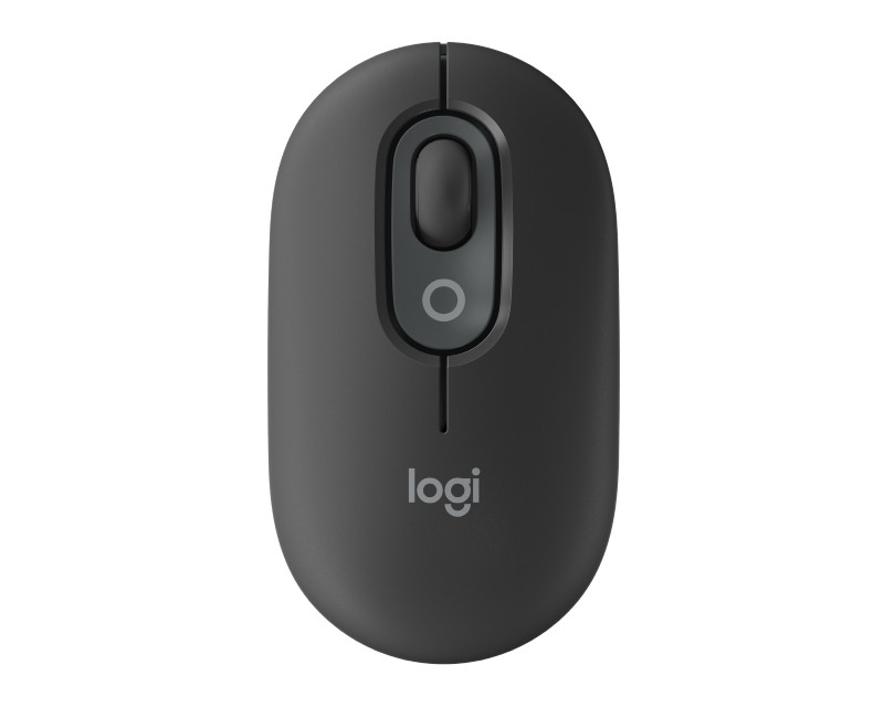 Pop Mouse with Emoji, graphite miš