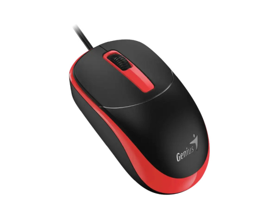 GENIUS  DX-123 USB Optical crno-crveni miš 