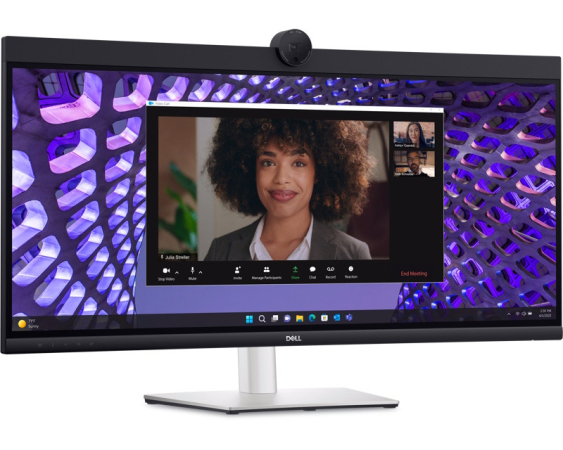 DELL  34 inch P3424WEB WQHD Video konferencijski zakrivljeni IPS monitor 