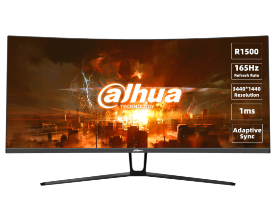 DAHUA  34 inča LM34-E330C WQHD Gaming zakrivljeni monitor 