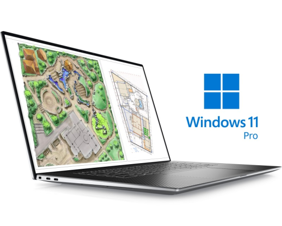 DELL Precision M5770 17" 4K Touch 500 nits i7-12800H 32GB 512GB SSD RTX A3000 12GB Backlit Win11Pro 3yr ProSupport