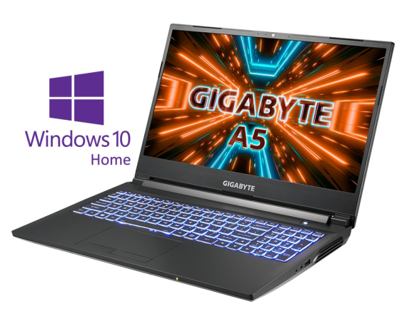 GIGABYTE OEM A5 X1 15.6" FHD 240Hz AMD Ryzen 9 5900HX 16GB 512GB SSD GeForce RTX 3070 8GB Backlit Win10Home