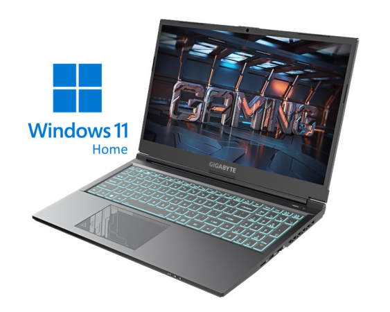 GIGABYTE G5 MF 15.6" FHD 144Hz i5-12500H 16GB 512GB SSD GeForce RTX 4050 6GB Backlit Win11Home laptop 