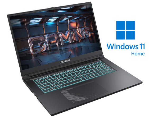 GIGABYTE G7 MF 17.3 inch FHD 144Hz i5-12500H 16GB 512GB SSD GeForce RTX 4050 6GB Backlit Win11Home laptop 