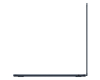 MacBook Air 15.3 inch M2 8-core CPU 10-core GPU 8GB 256GB SSD Midnight laptop (MQKW3ZE/A)