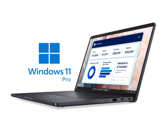 DELL  Pro 13 Premium 13.3 inch FHD+ 400nits Core Ultra 5 236V 16GB 512GB SSD Backlit FP Win11Pro 3yr ProSupport laptop 