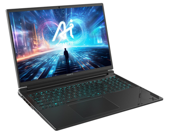 GIGABYTE  G6X 9MG 16 inch FHD+ 165Hz i7-13650HX 24GB 512GB SSD GeForce RTX 4050 6GB RGB Backlit gaming laptop 