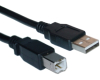 Kabl USB A - USB B M/M 3m crni 