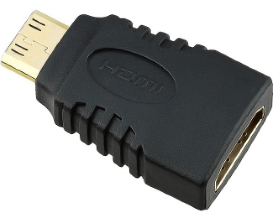 FAST ASIA  Adapter Mini HDMI (M) - HDMI (F) crni 