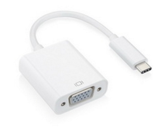 FAST ASIA Adapter-konvertor USB 3.1 tip C (M) - VGA (F) srebrni