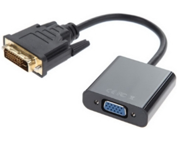 FAST ASIA  Adapter-konvertor DVI-D (M) - VGA (F) crni 