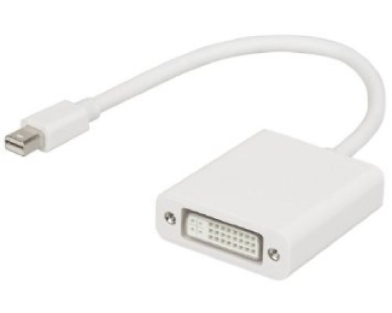 E-GREEN  Mini DisplayPort (M) - DVI-I Dual Link (F) crni 