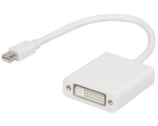 Mini DisplayPort (M) - DVI-I Dual Link (F) crni 