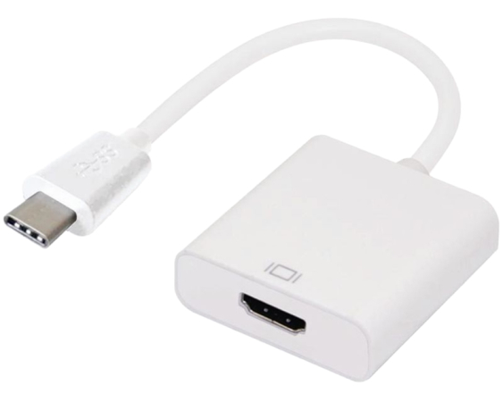 E-GREEN  Adapter USB 3.1 tip C (M) - HDMI (F) beli 