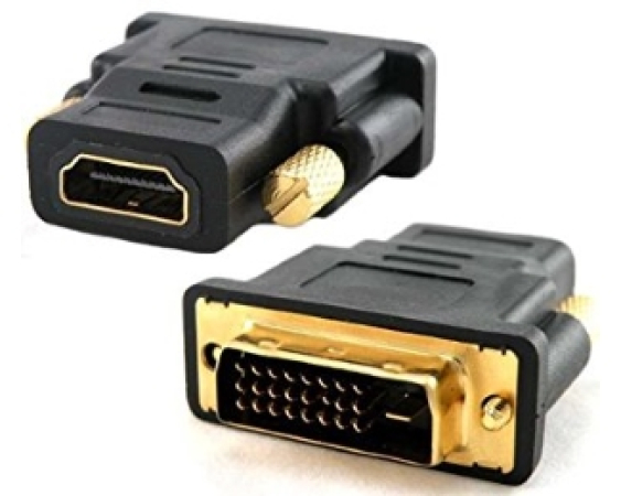 E-GREEN  Adapter DVI-D Dual Link (M) - HDMI (F) crni 