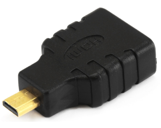 E-GREEN  Adapter Micro HDMI (M) - HDMI (F) crni 