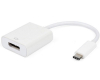 Adapter USB 3.1 tip C (M) - Display Port (F) beli 