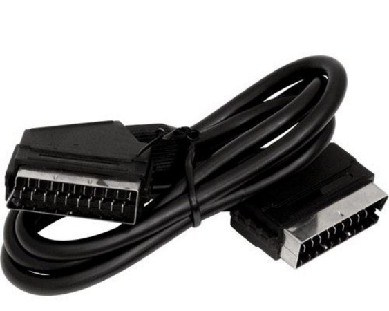 E-GREEN  Kabl Scart M/M 1.5m crni 